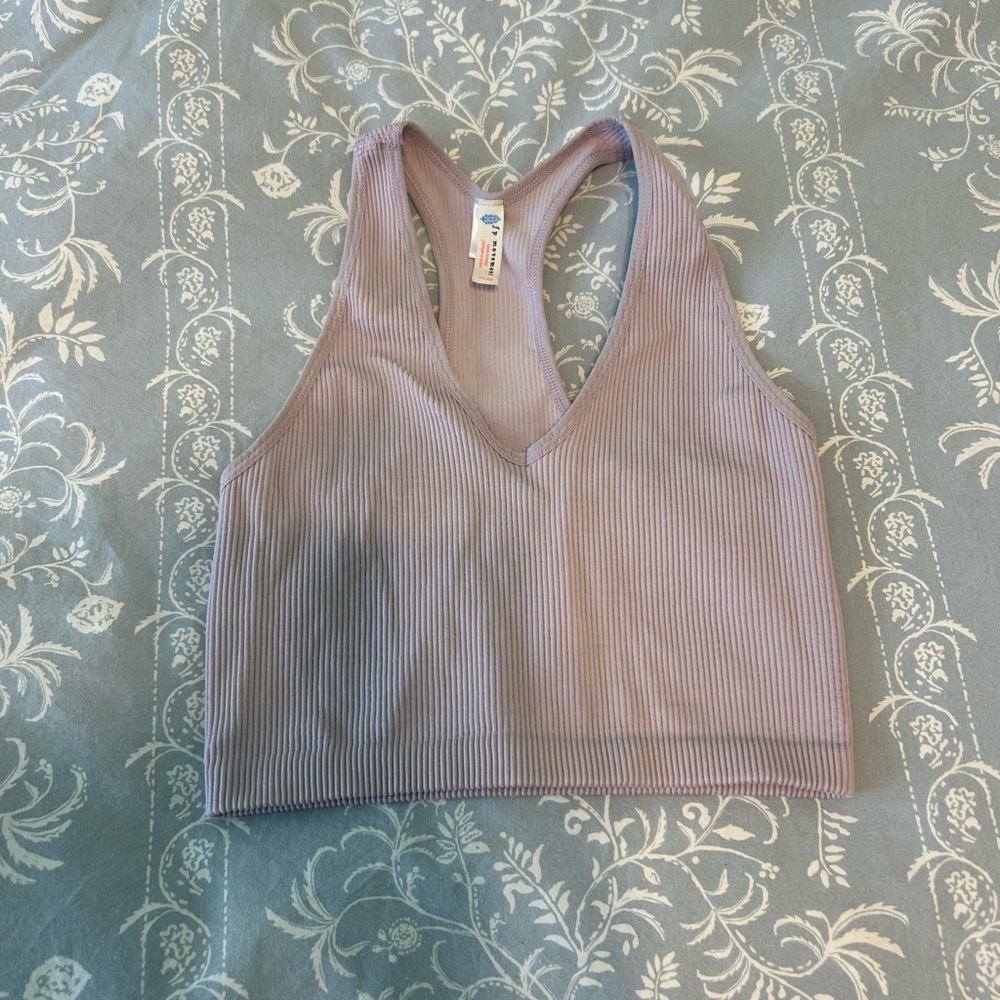Women's XS Free People Movement Free Throw Crop Top Light Purple